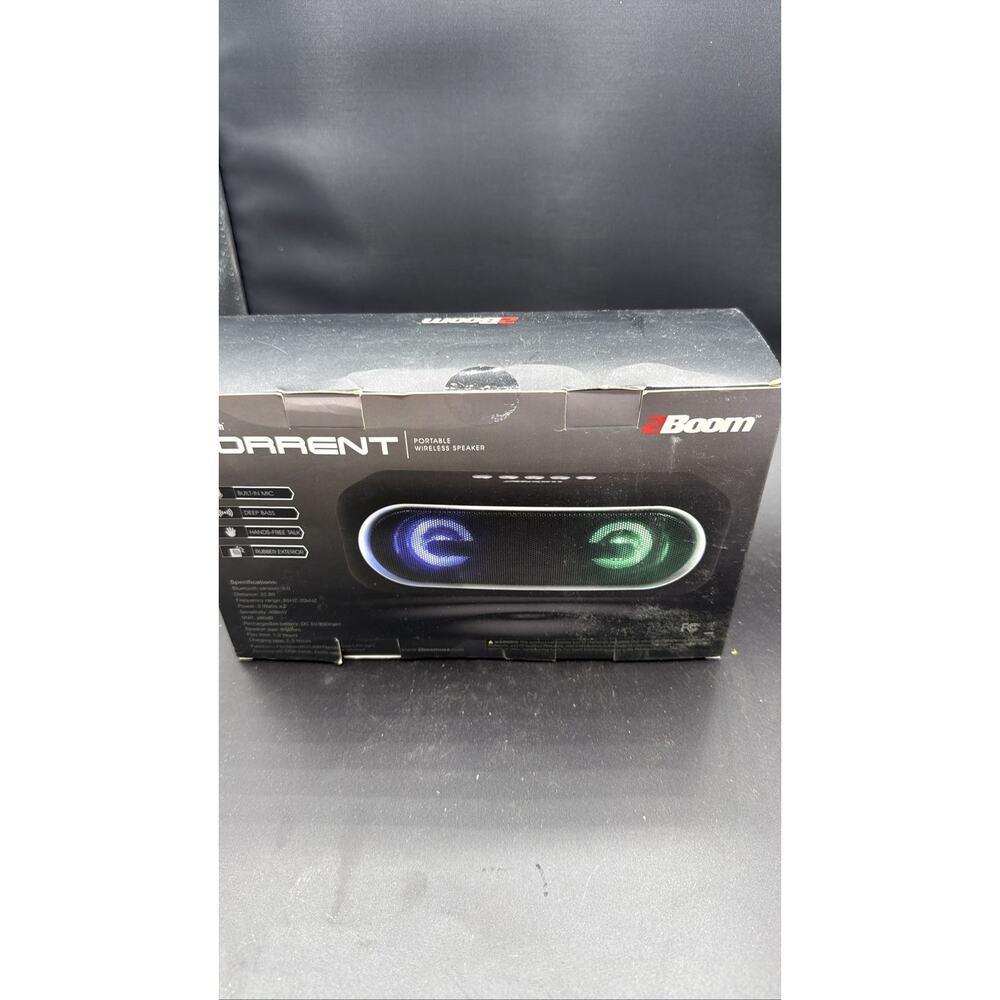 Torrent 2Boom Bluetooth Portable Wireless Speaker Built-in Mic Deep Bass 203